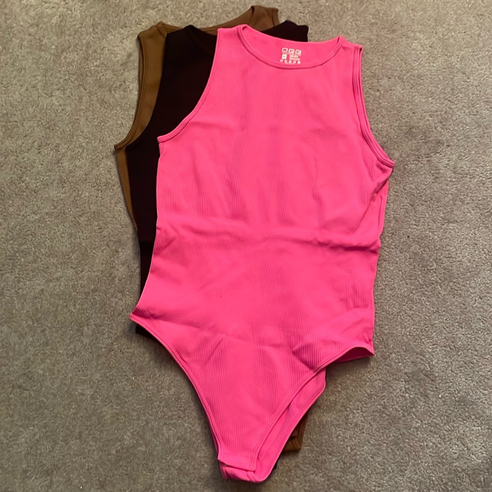 OQQ High Neck Bodysuits